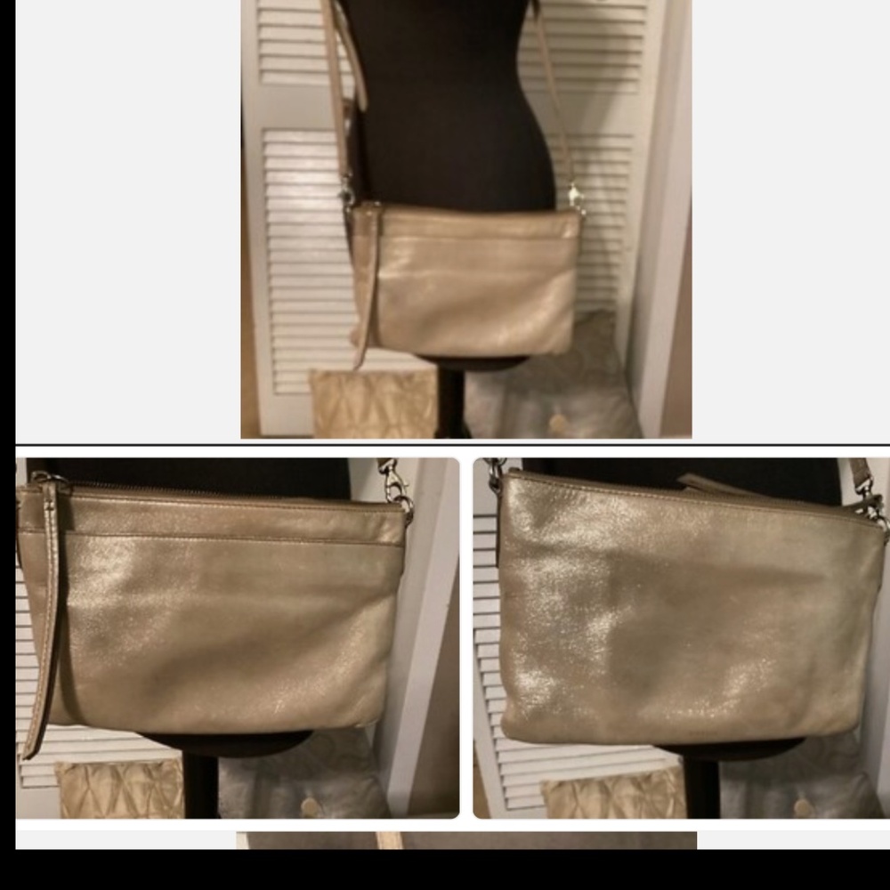 Fossil  metallic gold crossbody